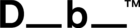 Logotype Db noir